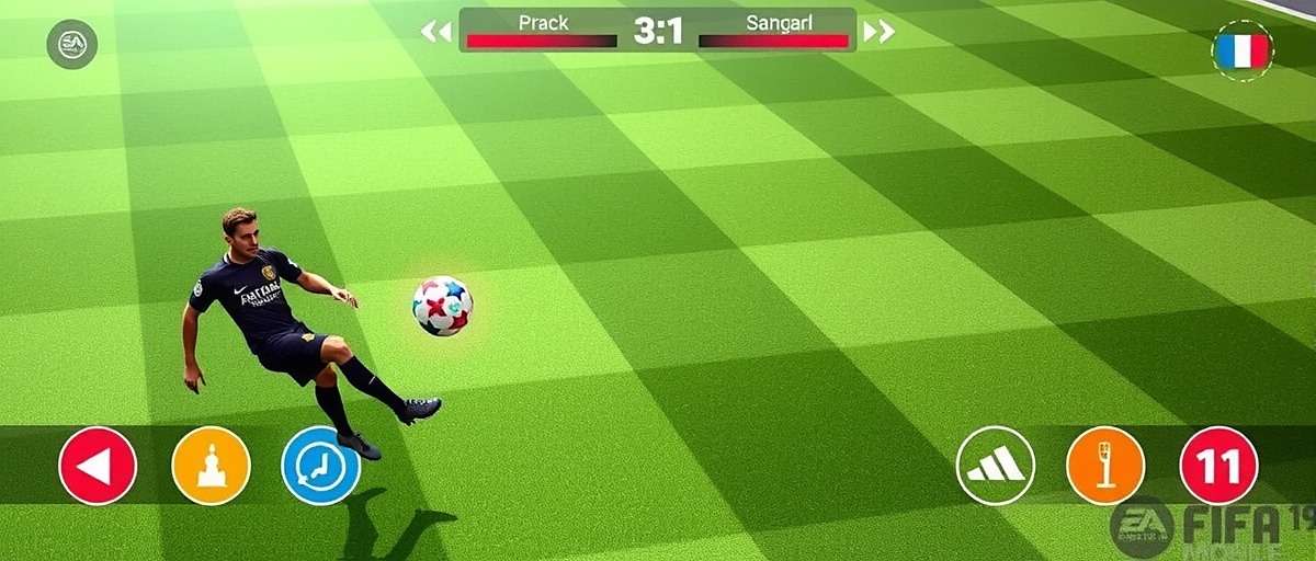 FIFA Mobile Wing Wizard Gameplay FIFA Mobile Wing Wizard gameplay showing wing player making a cross