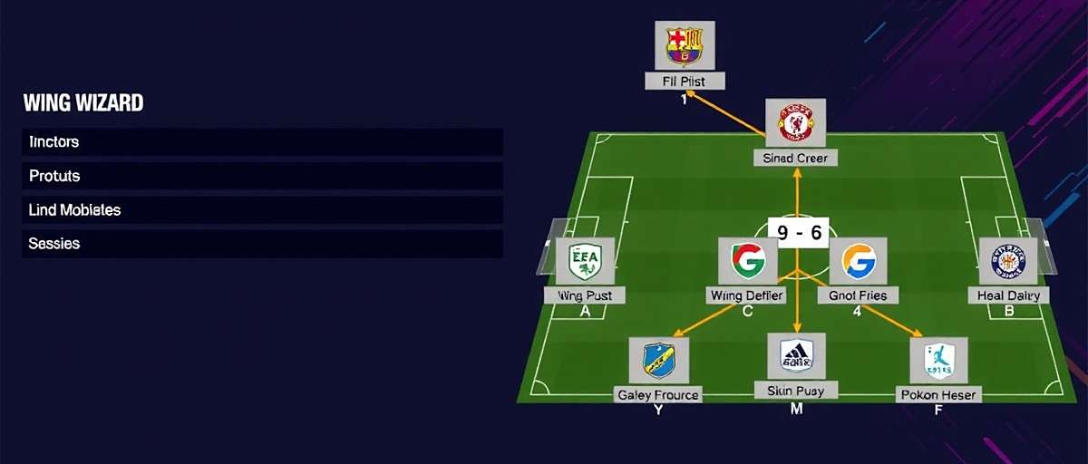 Effective Wing Play Techniques FIFA Mobile Wing Wizard wing play strategy diagram